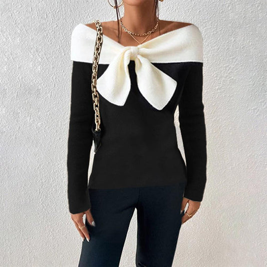 Paula™ Elegant V-Neck Wrap Sweater for Women