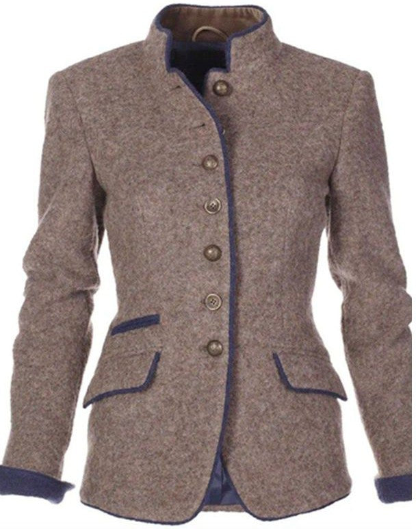 Elegant Women's Light Brown Jacket