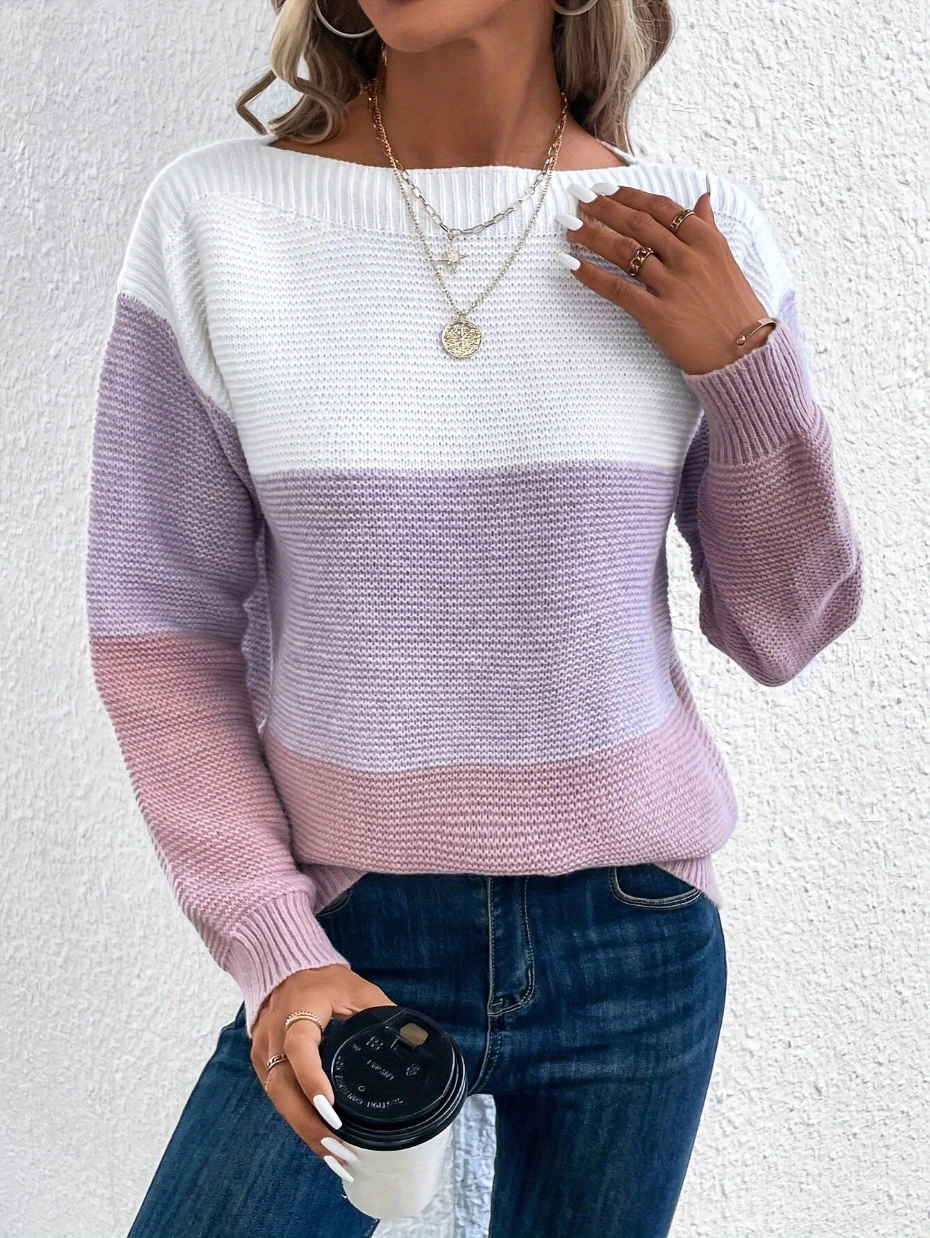 Joann™ - Versatile Knitted Sweater for Every Occasion