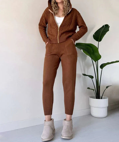 Olivia™ Cozy Chic Two-Piece Knitted Set