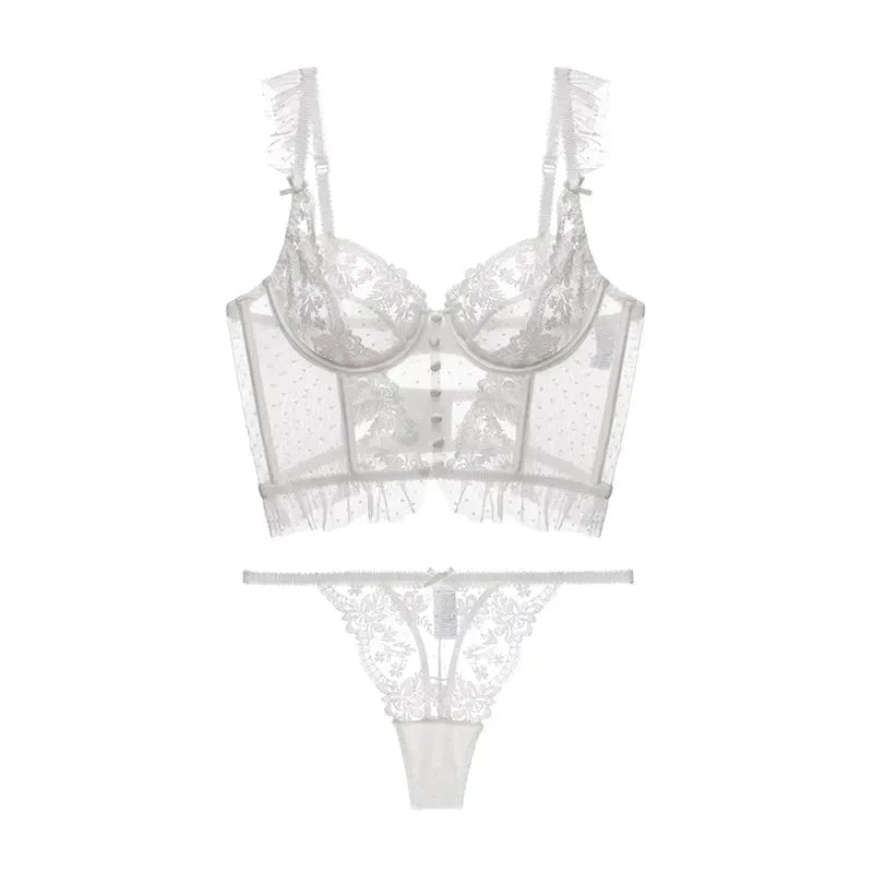 Elegant Isabella Floral Lace Lingerie Set - Celebrate Your Femininity