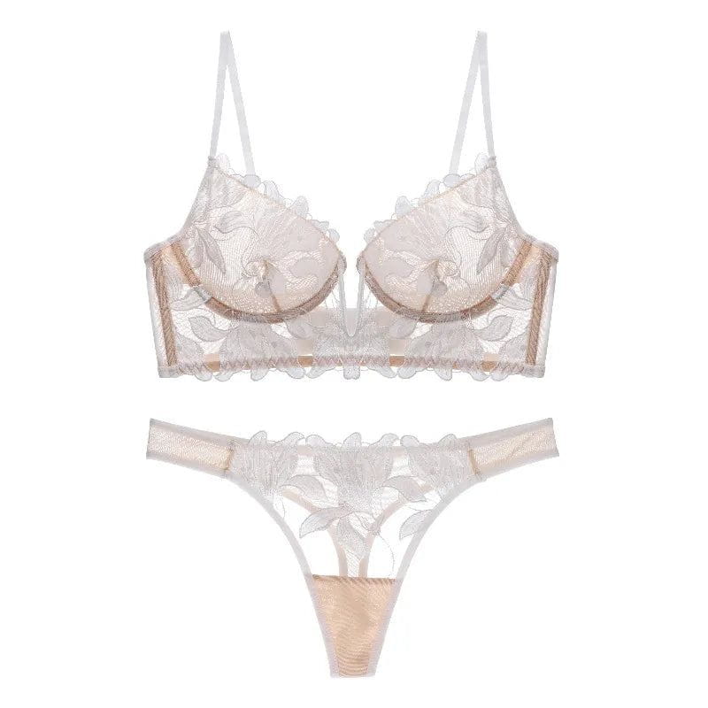 Elegant French Lace Lingerie Set for Sensual Comfort